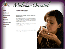 Tablet Screenshot of malaka-oriental.com